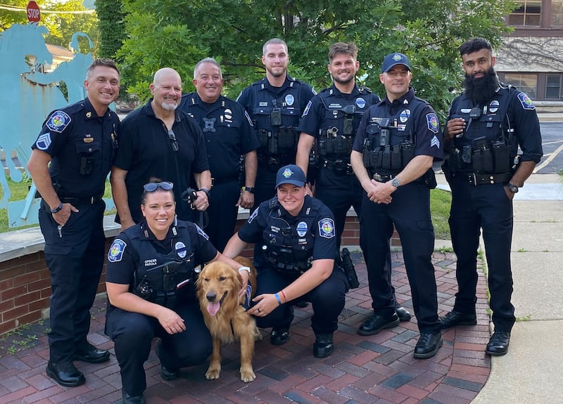 Geneva police welcome its newest member – Tommy the comfort dog. Healing Hearts Comfort Dogs trained the golden retriever to be a comfort dog. Community Service Officer Brad Koontz, said the dog already comforted a small child following a car crash.