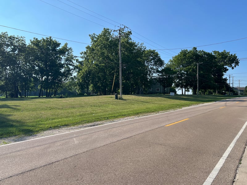 The largely undeveloped property located at the corner of Coltonville Road and Electric Park Drive, seen here on July 14, 2025, was annexed into the city of Sycamore during a June 16, 2025, Sycamore City Council meeting, according to city documents.