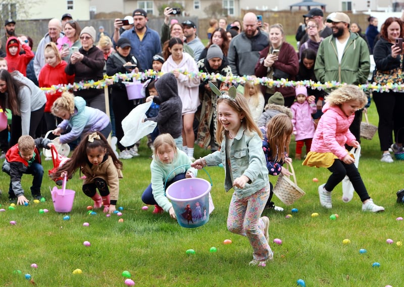 Children of all ages and their families are invited to attend the Hippity-Hop Easter Egg Hunt at 11 a.m. Saturday, April 4, 2026, at the Timbers of Shorewood, 1100 N. River Road in Shorewood.