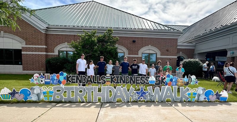 Kendall’s Kindness and the St. Charles Public Library will host the third annual charity 5K walk and donation drive on Sunday, June 8, 2025 at Corron Elementary School in South Elgin. (2024 event pictured)
