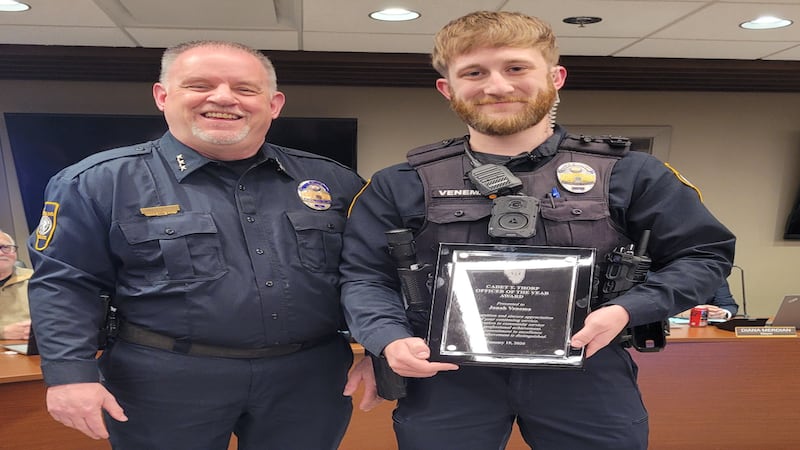 Sterling Police Department honors employee, officer of the year