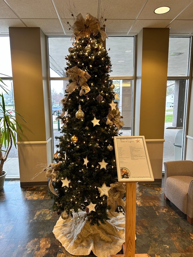 The OSF HealthCare Saint Clare Medical Center Tree of Lights campaign in Princeton is underway.