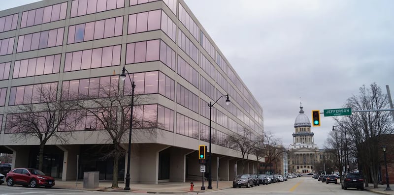 The Illinois State Board of Education’s headquarters is pictured in Springfield.