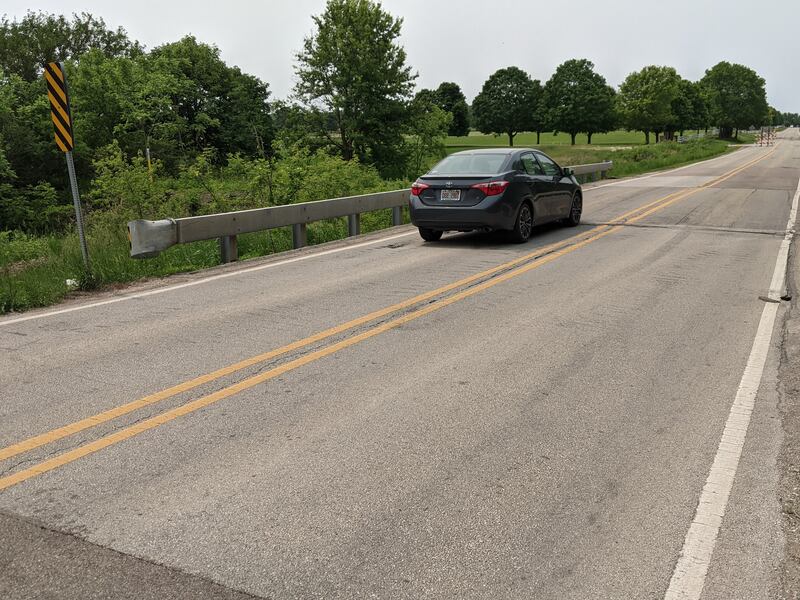 Oswego is moving ahead with a project to improve the safety of the Minkler Road Bridge over Morgan Creek.
Village officials on June 2 broke ground on a project to replace and realign the bridge.