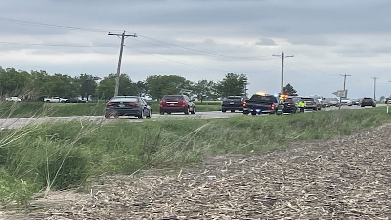 Vehicle crash slows traffic on Route 251 north of Peru