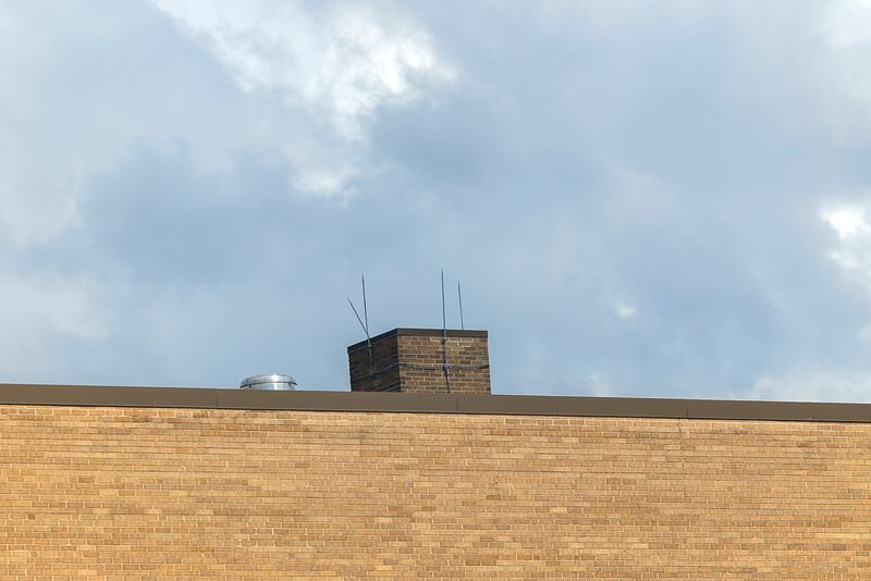 An antenna on the roof of Morrison High School will help students track data for NASA.