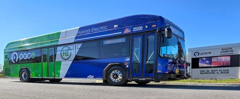 Pace unveiled its newest hybrid electric bus, on Nov. 12, 2025 underscoring the agency’s ongoing investment in cleaner, greener transit options that reduce emissions and modernize the suburban bus fleet.