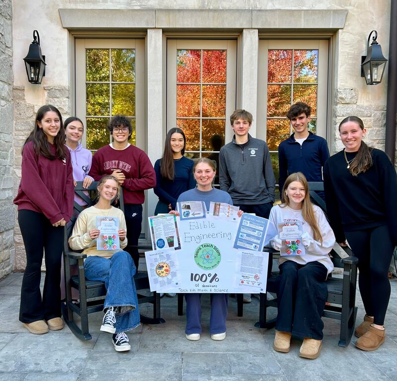 A group of Lyons Township High School students has published a cookbook that will be available to the clients of a local food pantry