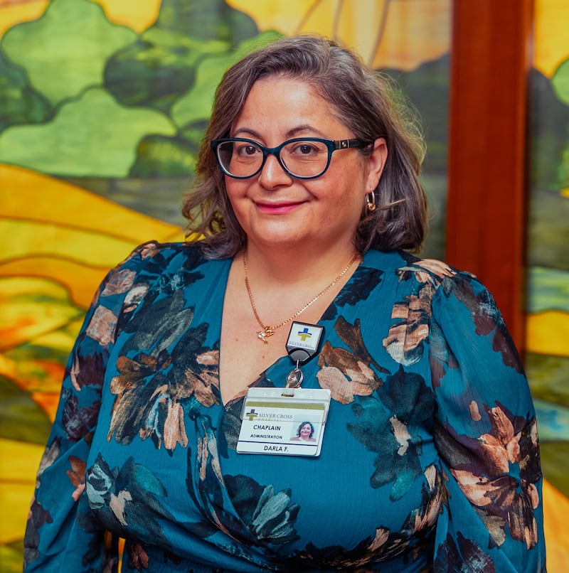 Darla Draus is the chaplain at Silver Cross Hospital in New Lenox.