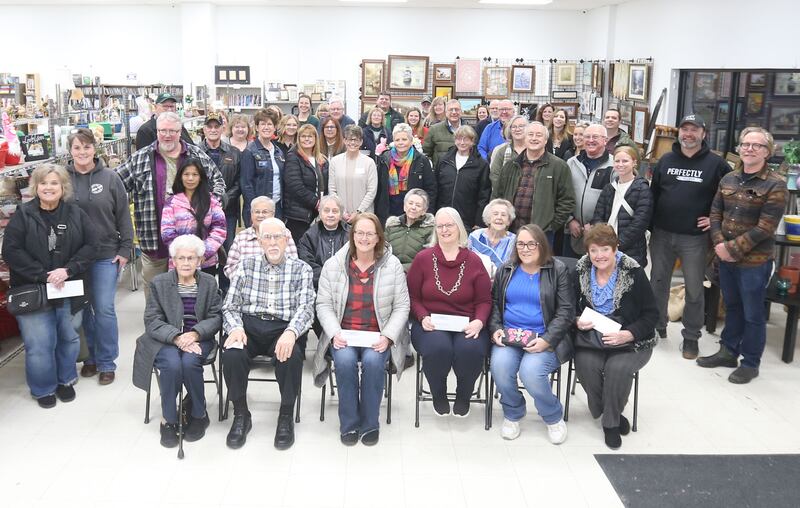 Over 40 organizations across Bureau County gathered for a group photo during a distribution of checks totaling $200,000 on Tuesday, Jan. 20, 2026 at the Closet in Princeton. The Closet has donated 2.3 million dollars to area organizations over the past 16 years.