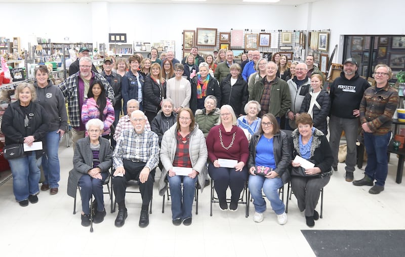 Over 40 organizations across Bureau County gathered for a group photo during a distribution of checks totaling $200,000 on Tuesday, Jan. 20, 2026 at the Closet in Princeton. The Closet has donated 2.3 million dollars to area organizations over the past 16 years.