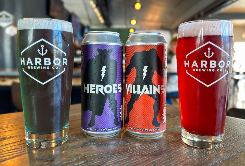 The Lake County Forest Preserves and Harbor Brewing Co. teamed up to release two comic-inspired beers: Heroes and Villains.