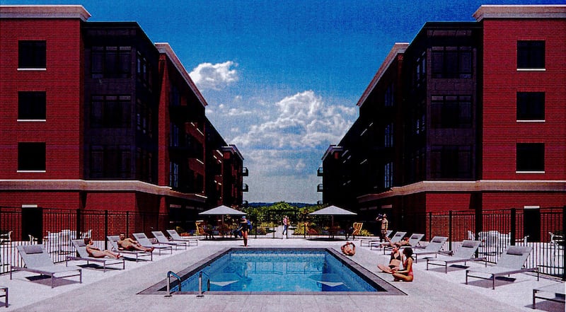 A plan to build a 288-unit apartment complex west of Wood Farm Road in Plainfield is moving ahead.