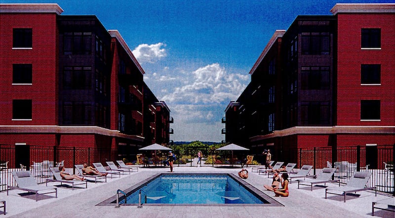 A plan to build a 288-unit apartment complex west of Wood Farm Road in Plainfield is moving ahead.