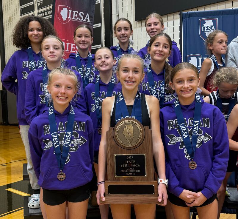 The Dixon junior girls cross country team raced to a fourth place finish on Saturday.