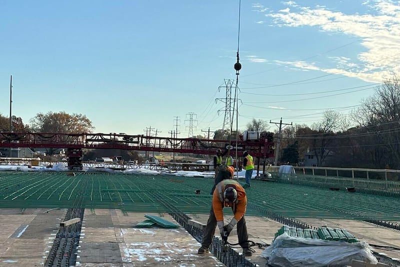 The final bridge deck pour for the 143rd Street East Extension in Plainfield is scheduled for Nov. 25, with work beginning at 6:30 a.m. and lasting 12-13 hours.