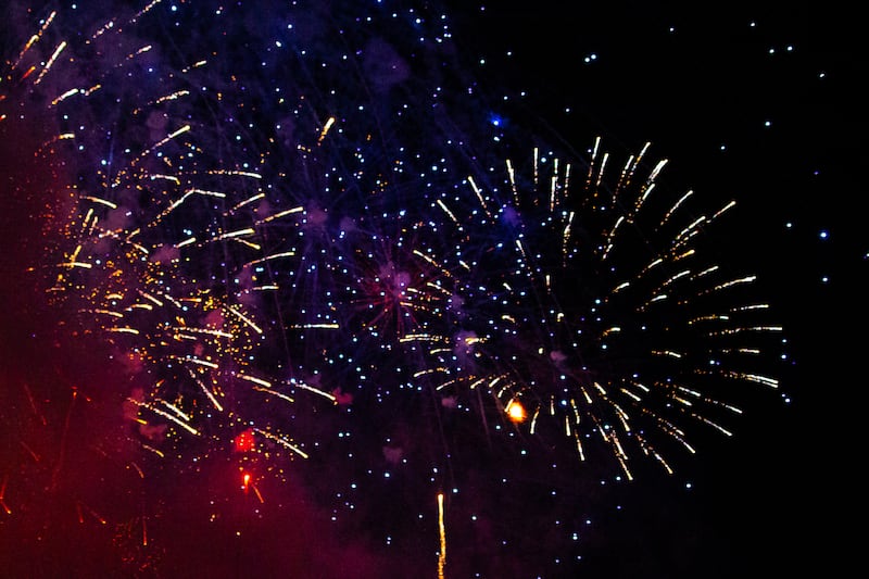 Ottawa First sponsored the annual July 4 fireworks display from Ottawa High School.