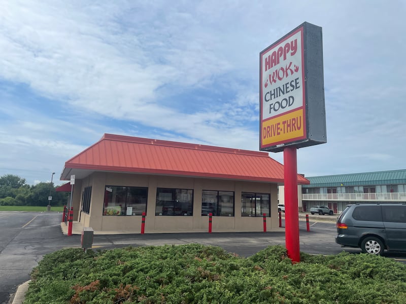 Happy Wok Chinese Restaurant is seen July 25, 2025, at 1190 W. Lincoln Highway in DeKalb.