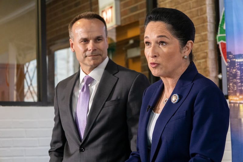 Illinois Comptroller Susana Mendoza announces she will not seek reelection alongside her husband David Szostak.