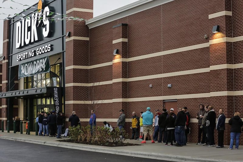 The Dick's Sporting Goods store in Joliet is seen during its grand opening. The company is planning a Dick's House of Sport at another Joliet location.