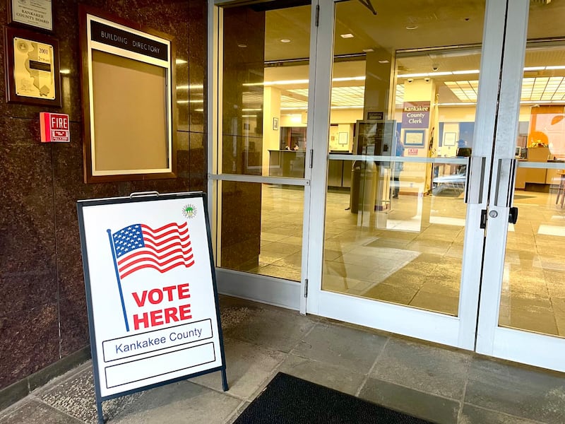 Early voting at Kankakee County Clerk's Office