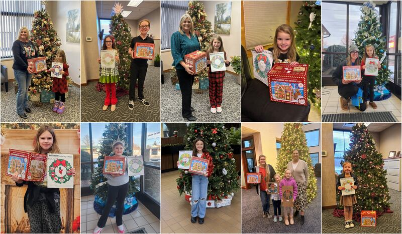 Stillman Bank recently held its annual Christmas Coloring Contest for kids up to 10 years old.