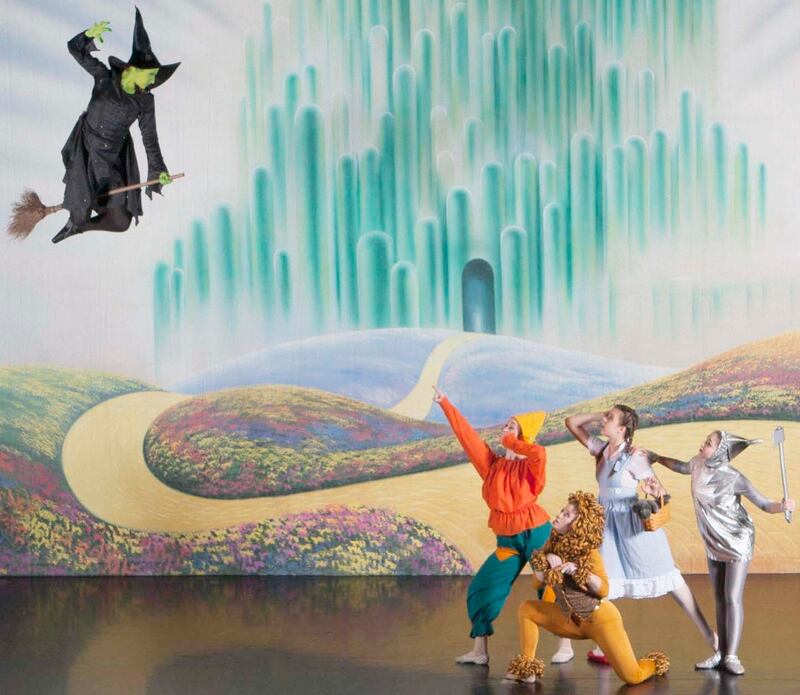 The Beth Fowler Dance Company performing a scene from "The Wizard of Oz"