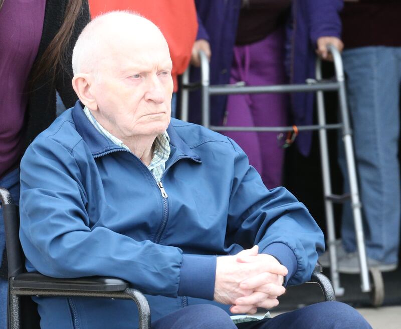 Chester Weger exits the La Salle County Government Complex on Friday, Nov. 22, 2024, in Ottawa. He will be able to continue his bid for exoneration in the Starved Rock murders case a judge ruled Friday.