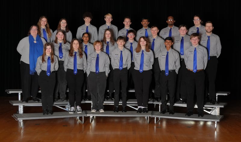 The Princeton High School scholastic bowl team members