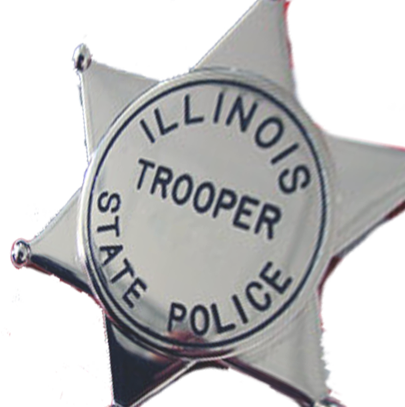 Illinois State Police trooper badge