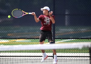 Prairie Ridge’s Jacob Kim, doubles team of Tim Jones, Cole Palese perfect on Day 1 of state meet