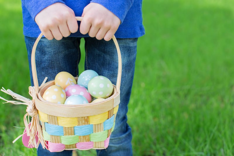 Easter Egg Hunt - stock photo