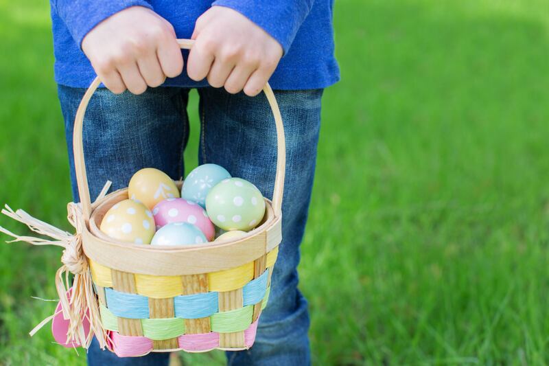 Easter Egg Hunt - stock photo