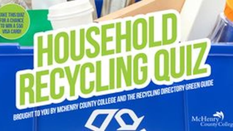 McHenry County College Household Recycling Quiz 2025