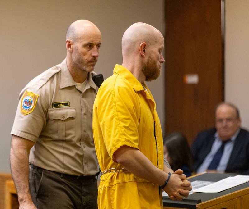 Joshua Casey leaves an Ottawa court room on Thursday, March 20, 2025.