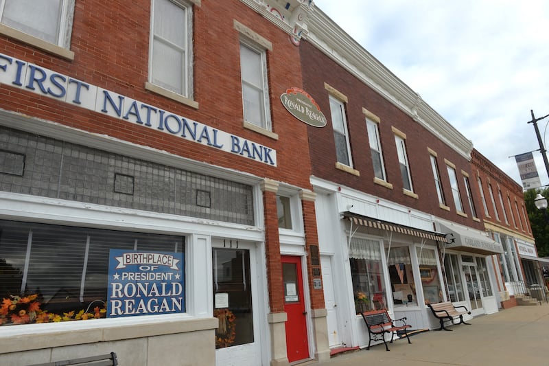Ronald Reagan's Birthplace and Museum is located in the 100 block of South Main Street in Tampico.