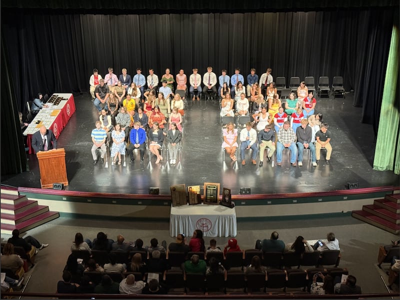 64 OTHS graduating seniors received more than $140,000 total in scholarships and were recognized at the 2026 Honors Night event on Wednesday, May 6 in the auditorium.