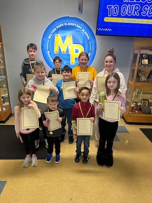 Milton Pope Elementary School names January students of the month