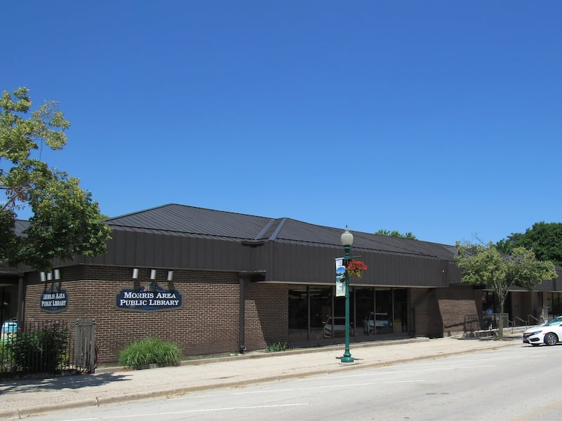 The Morris Area Public Library at 607 Liberty St.