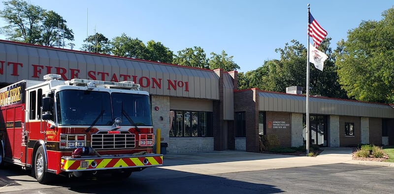 The Lemont Fire Protection District Fire Station 1 at 15900 New Avenue in Lemont.