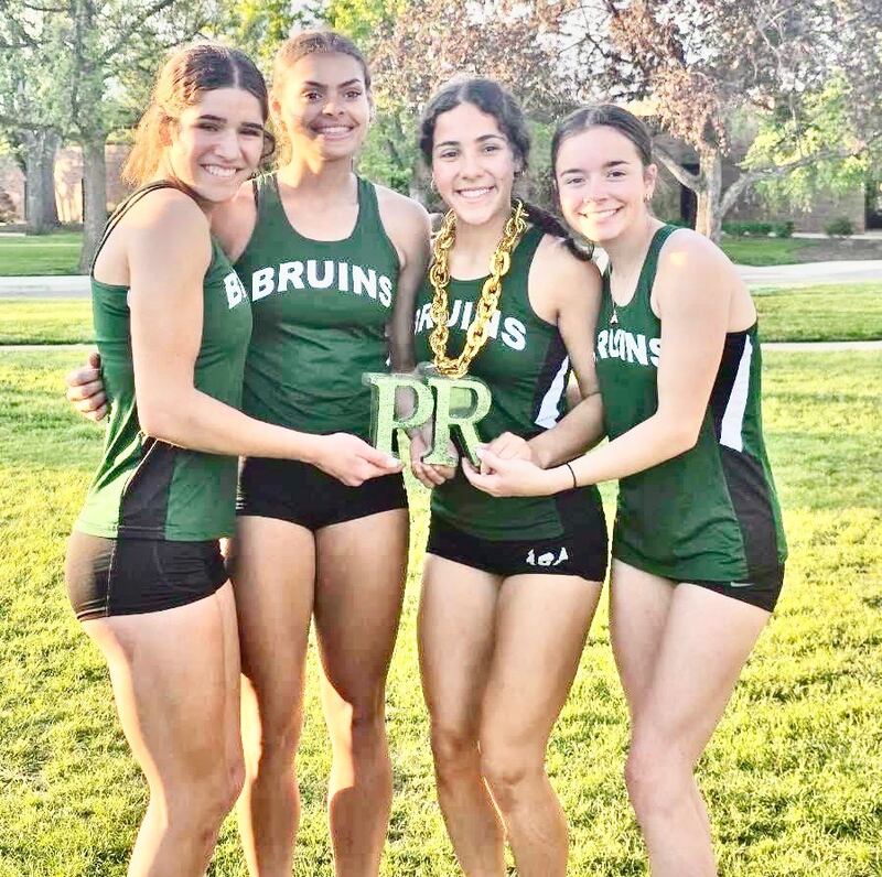 The foursome of  Lily Bosnich, Kijah Lucas, Emerald De La Torre and Bailey Engels broke a 31-year-old school record in the 4x400 relay with a time of 4:23.04 at the Tri-County Conference Meet in Seneca on Tuesday.