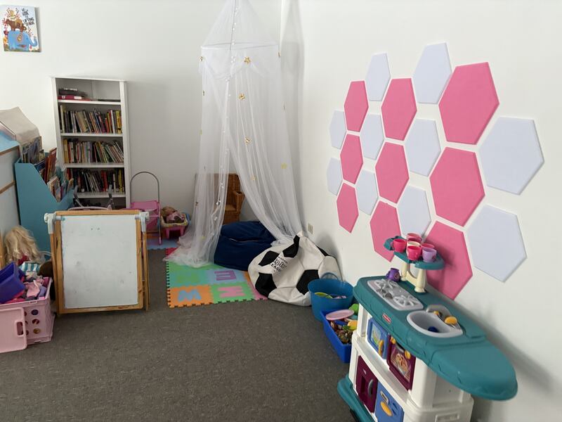 The play room at the Association for Individual Development in McHenry photographed Dec. 23, 2024. The organization receives funds from the Mental Health Board.