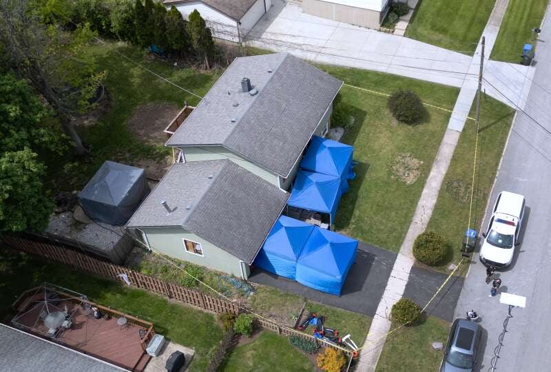 Authorities conduct a forensic excavation at a property in South Elgin on May 7, 2026, involving the missing-persons case of local teen Kianna Galvin.