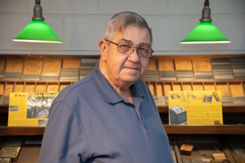Jack Klasey poses for a portrait at the Kankakee County Museum on Jan. 8, 2021.