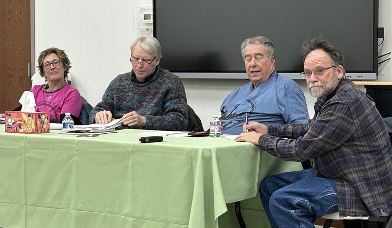 Together for Taft organizers Julie Bassett, Dan Kenney, Wayne Schimff, and Larry Bassett were four of six members of the organization who held an "interest" meeting about the Taft Field Campus on Feb. 19, 2025 at the Rock River Center in Oregon. The grass-roots organization is working on funding to reopen the Taft Campus open following NIU's decision last year to close it.