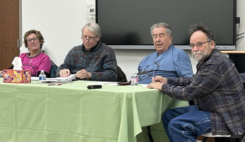 Together for Taft organizers Julie Bassett, Dan Kenney, Wayne Schimff, and Larry Bassett were four of six members of the organization who held an "interest" meeting about the Taft Field Campus on Feb. 19, 2025 at the Rock River Center in Oregon. The grass-roots organization is working on funding to reopen the Taft Campus open following NIU's decision last year to close it.