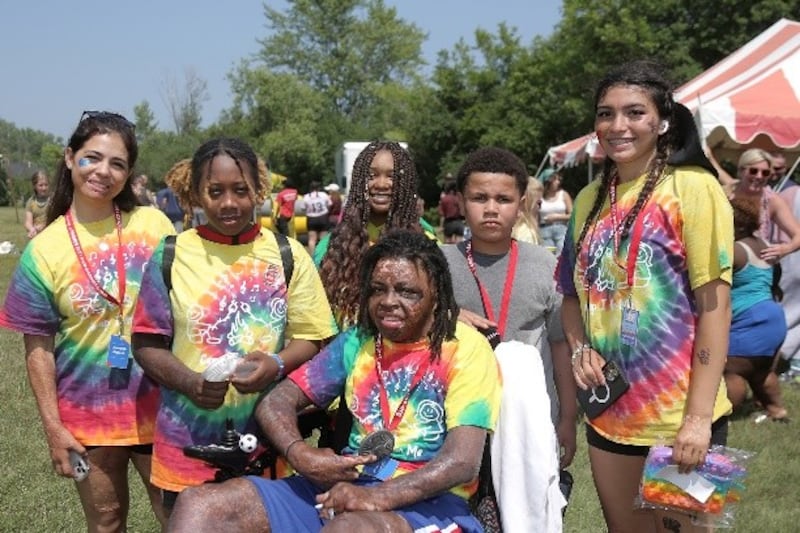 Camp I Am Me campers enjoy activities like wall climbing, horseback riding, fishing, a high ropes course, a talent show, crafts, and more, that bring them together to be supportive of one another.