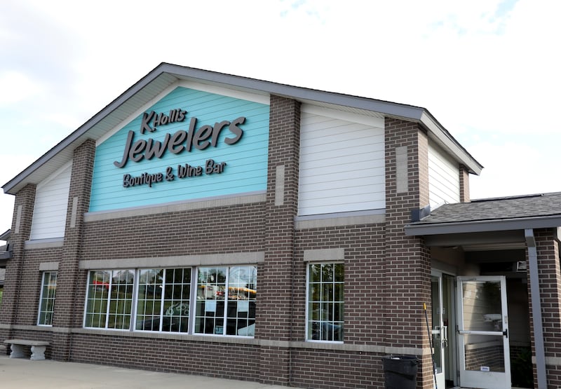 K. Hollis Jewelers owners Karen and Rob Hollis have expanded in the former Pal Joey's restaurant location on Randall Road in Batavia. The store had been located across the street in the Shoppes At Windmill Place shopping center since 2005. The new and bigger location will feature a women's boutique along with an expanded wine bar and event space.