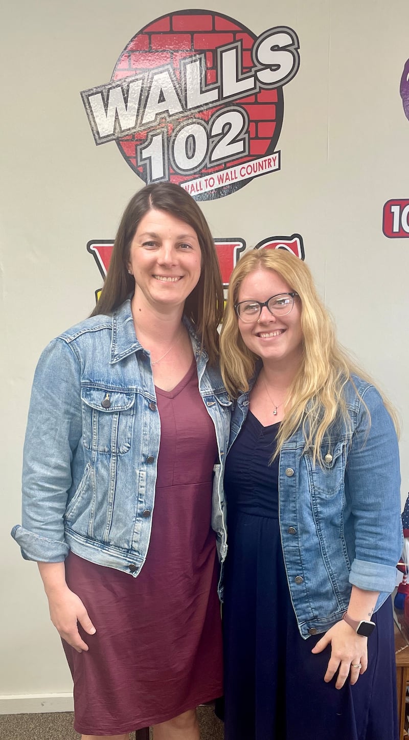 Dr. Melissa Terry from Thrive Collective (left) and Walls 102's Dani Holland