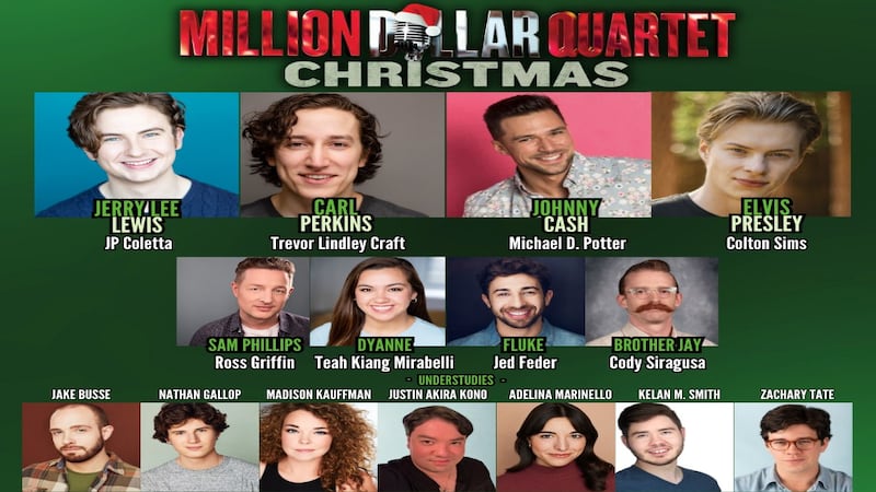 Marriott Theatre celebrates the holidays with ‘Rockin’ Million Dollar Quartet Christmas’